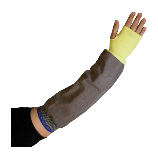 10-K4622  PIP® Kut-Gard® FR Viscose / Kevlar® Blend Protective Sleeve with Thumb Hole - 22`