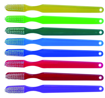 #10925B Oraline® Rainbow Adult Toothbrushes