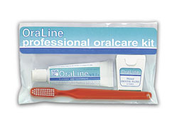 #48004 Oraline® Orthodontic Patient Kits w/ Toothbrush, Floss & Travel Bag