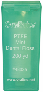 OraLine® 200 Yard Premium PTFE Mint Dental Floss #48035