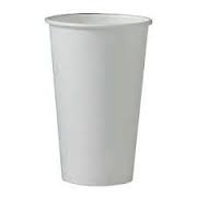 378W-2050 Dart Solo® Poly-Lined 8oz Compostable White Hot Paper Cup