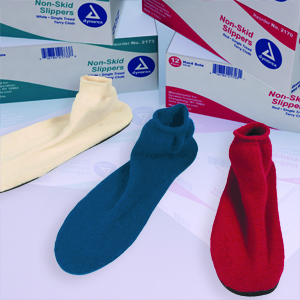 2170 Dynarex® Disposable Hard Sole Slippers w/ Non-Skid Bottom