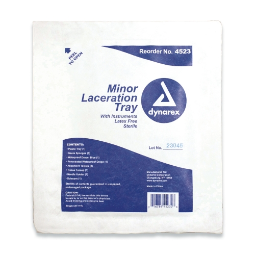 4523 Dynarex® Sterile Minor Laceration Tray