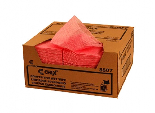 8507 Chicopee® Chix® Pink Light Duty Wet Wipers