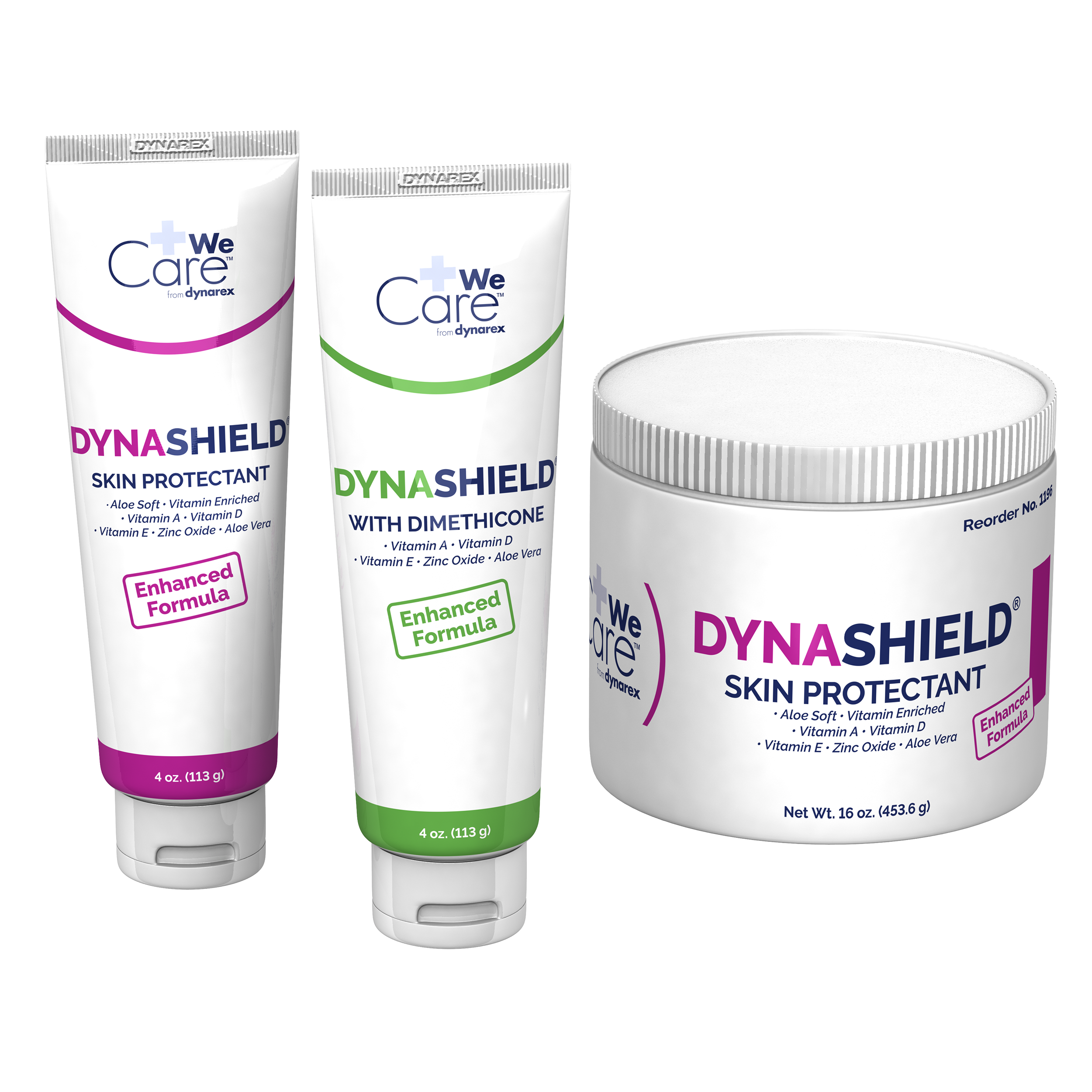 Dynarex #1196 DynaShield Skin Protectant Cream 16-oz jar