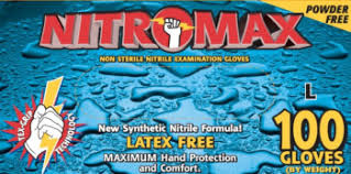 Emerald 5-mil NitroMax Powder-Free Blue Nitrile Exam Gloves