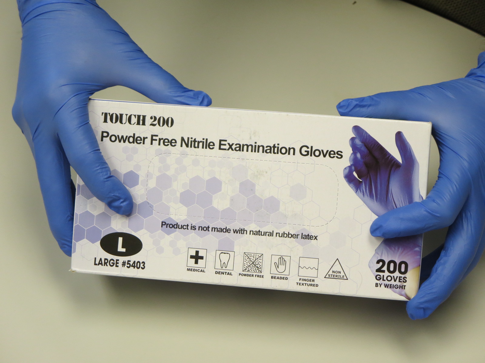 Emerald 3-mil Touch 200 Powder-Free Nitrile Exam Gloves