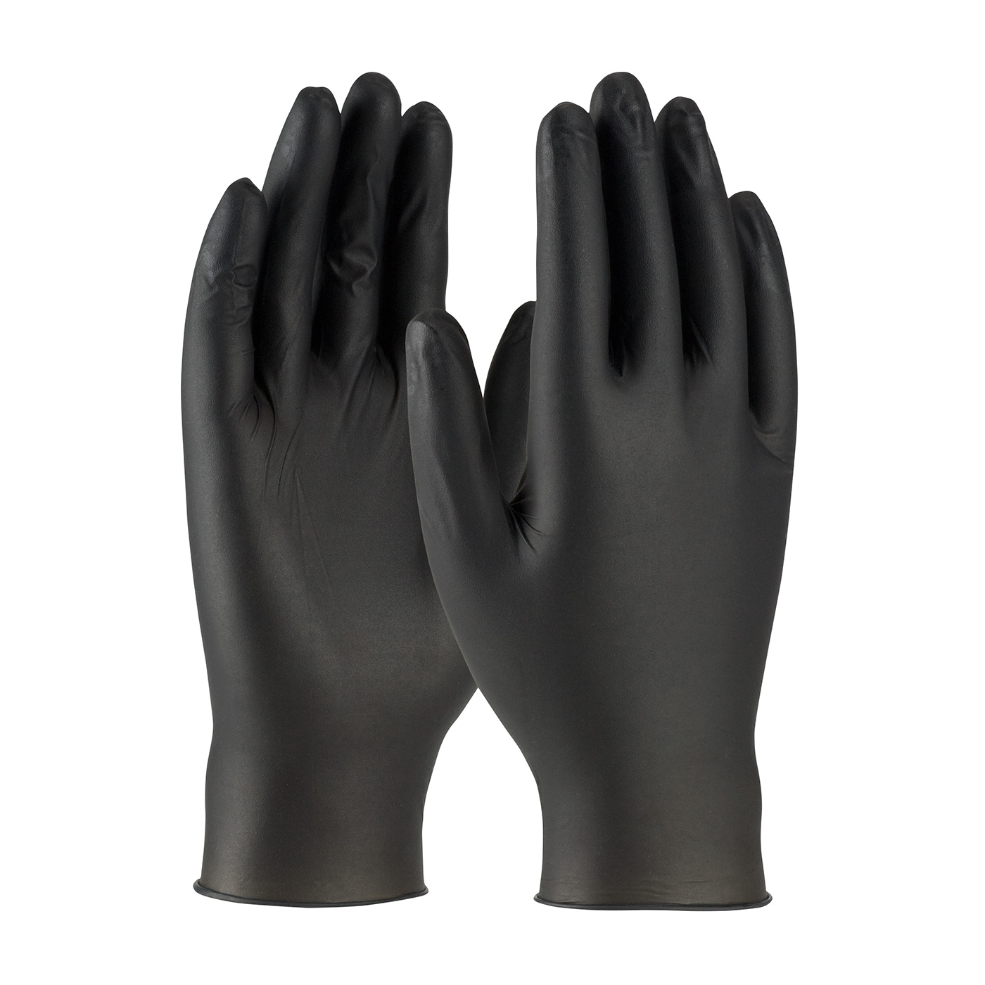 #63-632PF PIP® Ambi-dex® Axle Disposable Black Nitrile Glove, Powder-Free with Textured Grip - 4 mil


