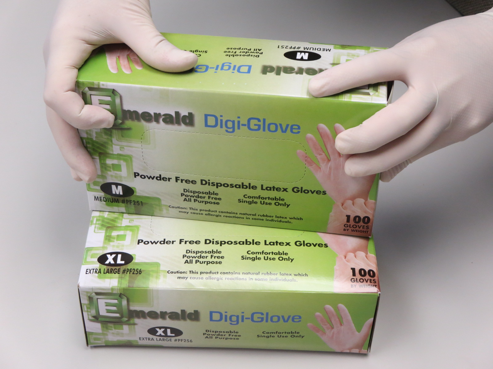 Emerald Digi-Glove 4-mil powder-free general purpose Latex Gloves