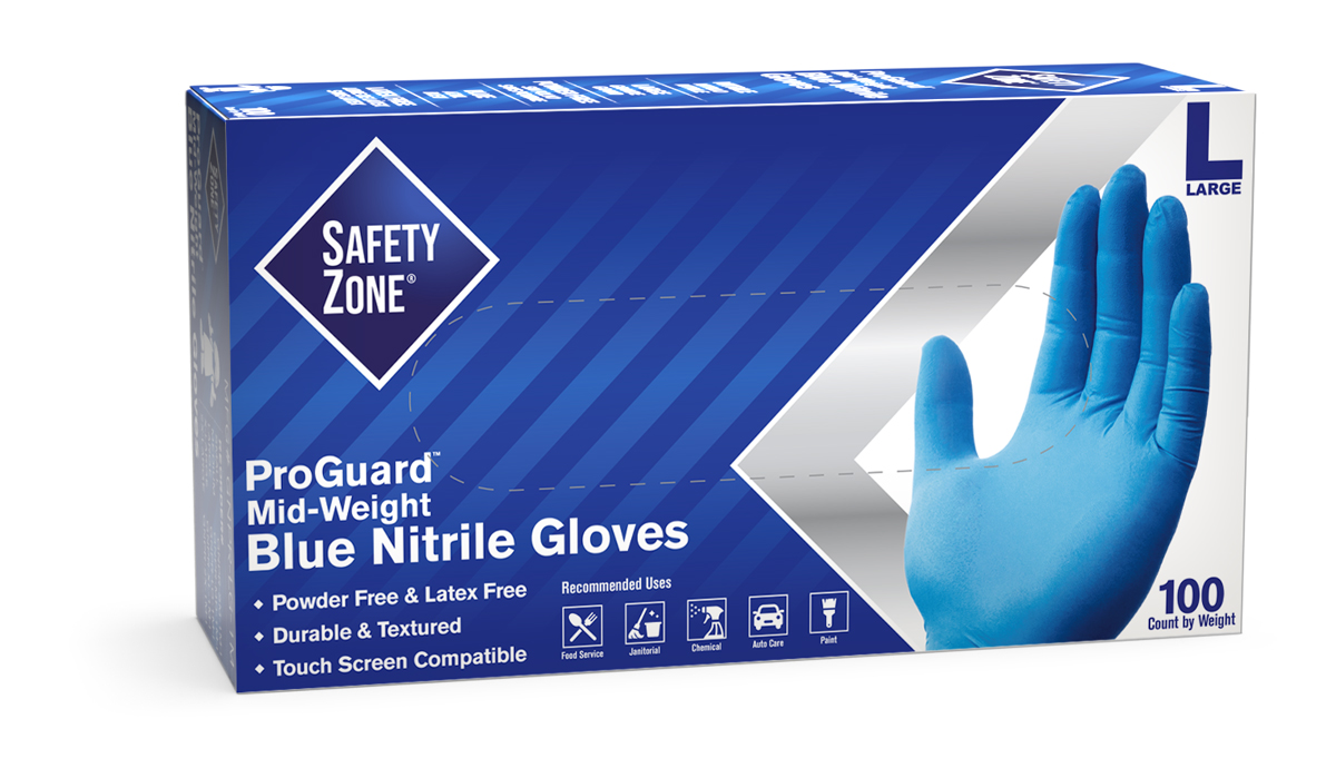 Powder-Free Case of 1500 Small HALYARD Black-FIRE Nitrile Exam Gloves 44756 5.5 mil 