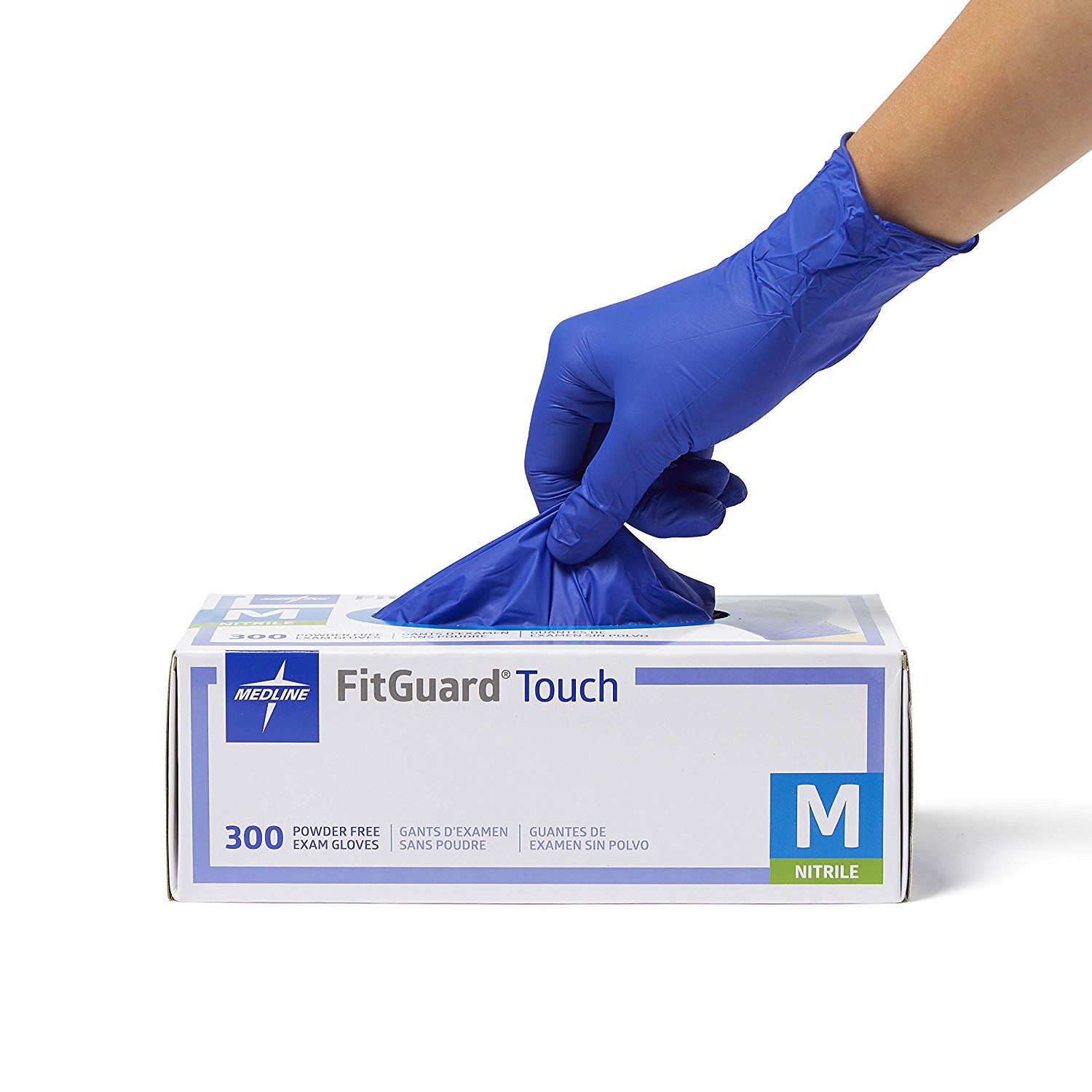 Medline GLOVE NITR MAX GRIP ORNG OSFM