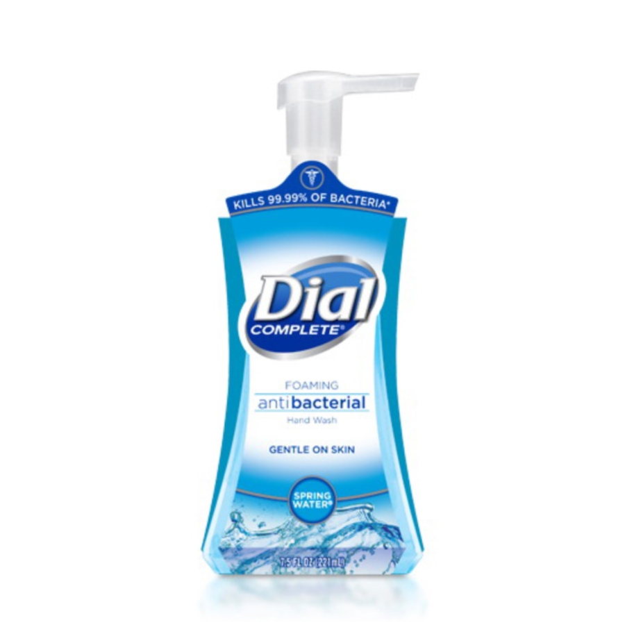 1437345 Dial® Antimicrobial Foaming Hand Soap Original Scent 15 Oz Pump Bottle