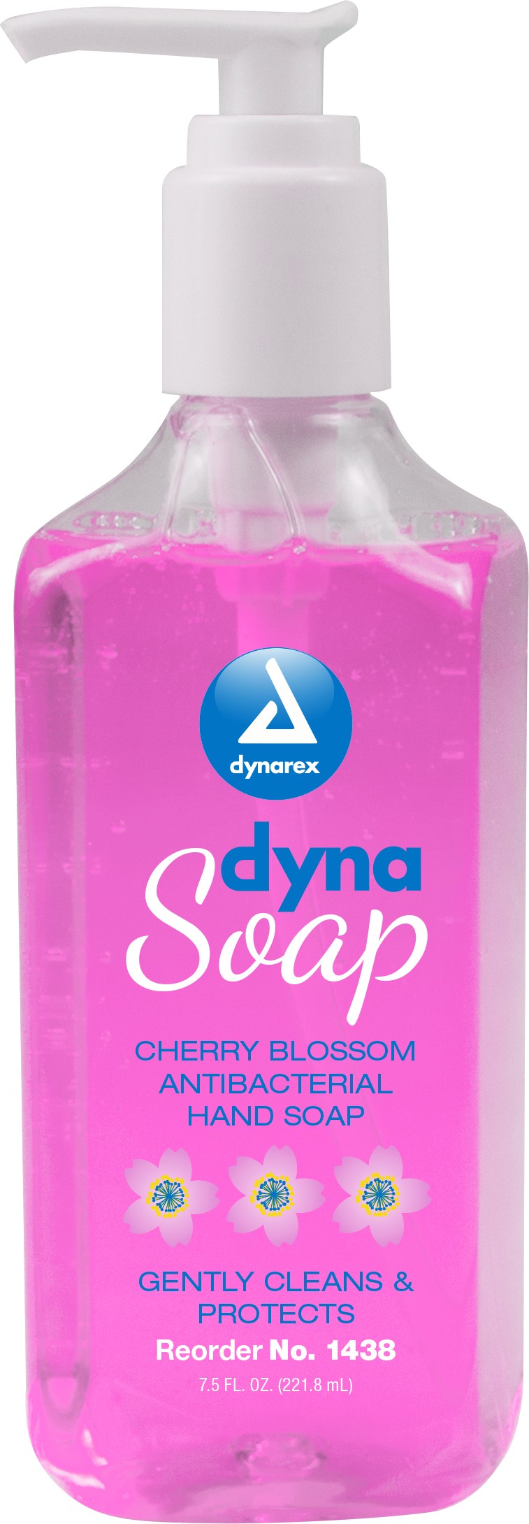 1438  Dynarex DynaSoap Antibacterial Soap - 7.5oz pump bottle