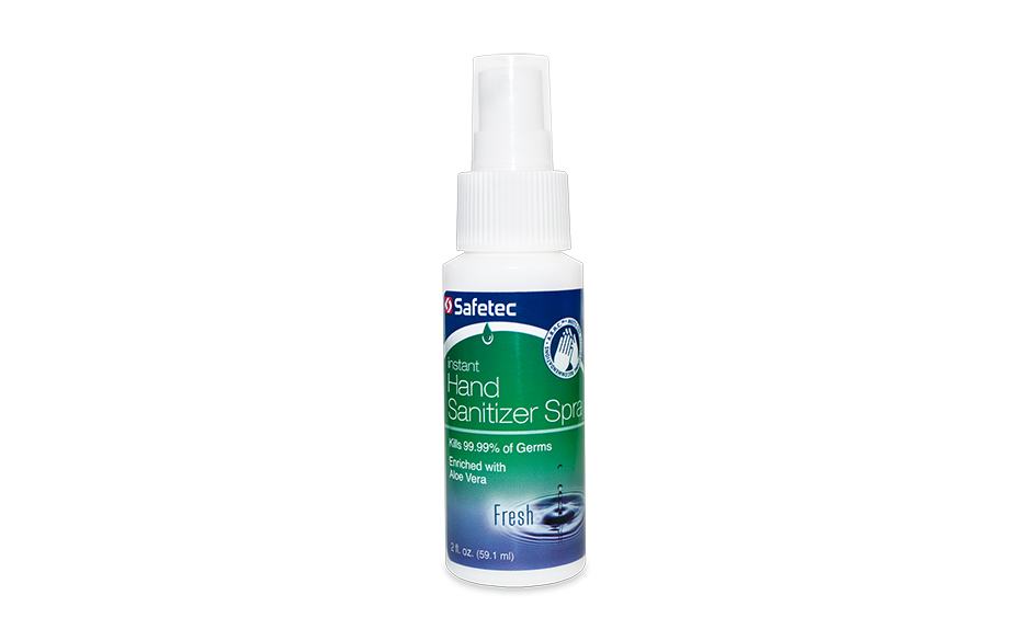34417 Safetec® 2-oz Instant Hand Sanitizer Spray Bottle