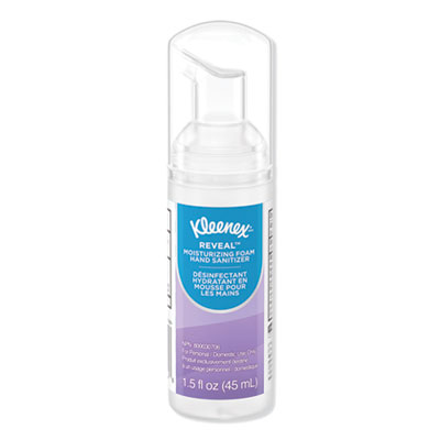 #34604 Kimberly Clark® Professional Kleenex® Reveal Ultra Moisturizing Foam Hand Sanitizer with 70% Ethyl Alcohol - 1.5 oz 