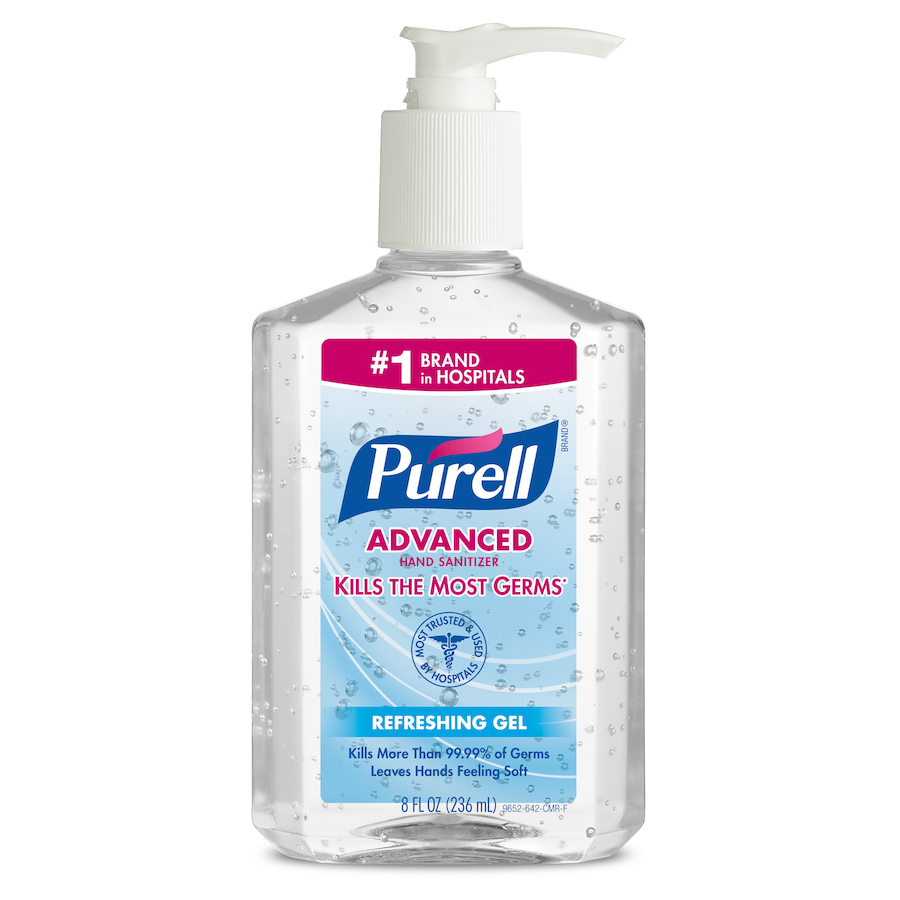 9652-12 Purell® Instant Hand Sanitizer, 8-oz