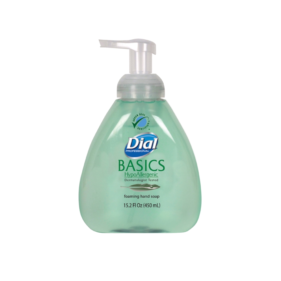 98609 Dial® Basics Hypoallergenic Foam  Hand Soap - 15.2oz