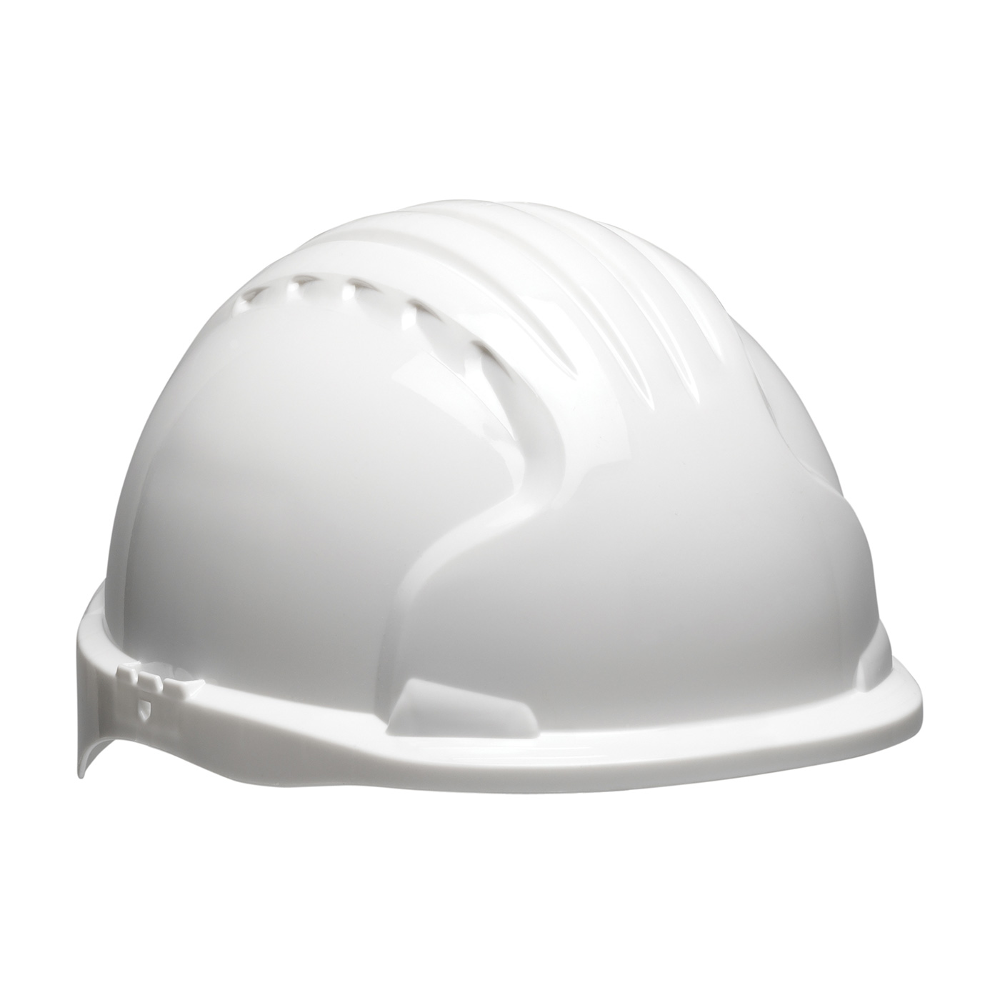 280-EV6151S PIP® Evolution® Deluxe 6151 Short Brim Hard Hat with HDPE Shell, 6-Point Polyester Suspension and Wheel Ratchet Adjustment - White