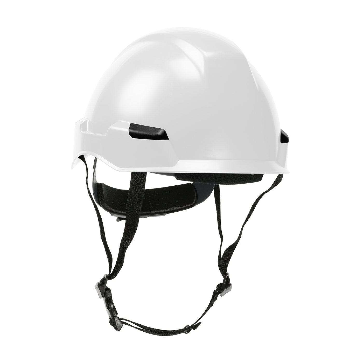 280-HP141R PIP® Dynamic Rocky™ Industrial Climbing Helmet with Polycarbonate / ABS Shell,  Nylon Suspension, Wheel Ratchet Adjustment and 4-Point Chin Strap- White