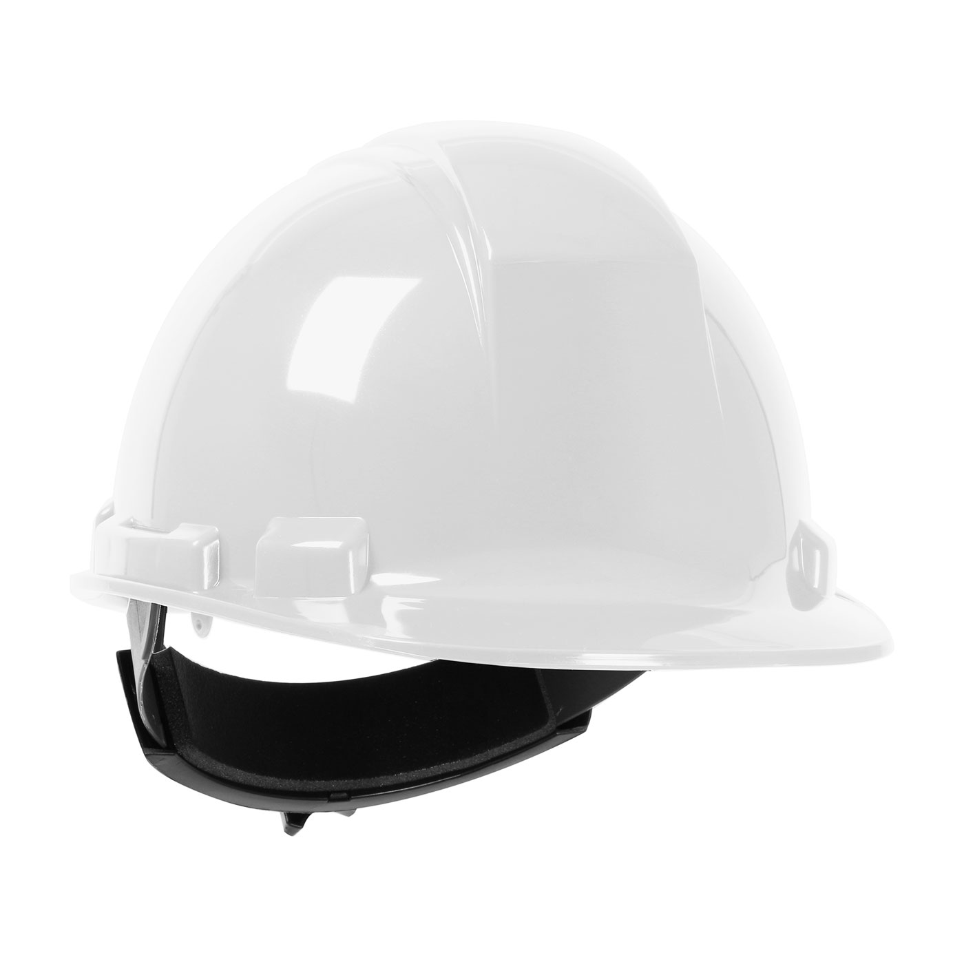 Beige ANSI Type I Dynamic Safety HP221/10 Whistler Hard Hat with 4-Point Plastic Suspension and Pin Lock Adjustment