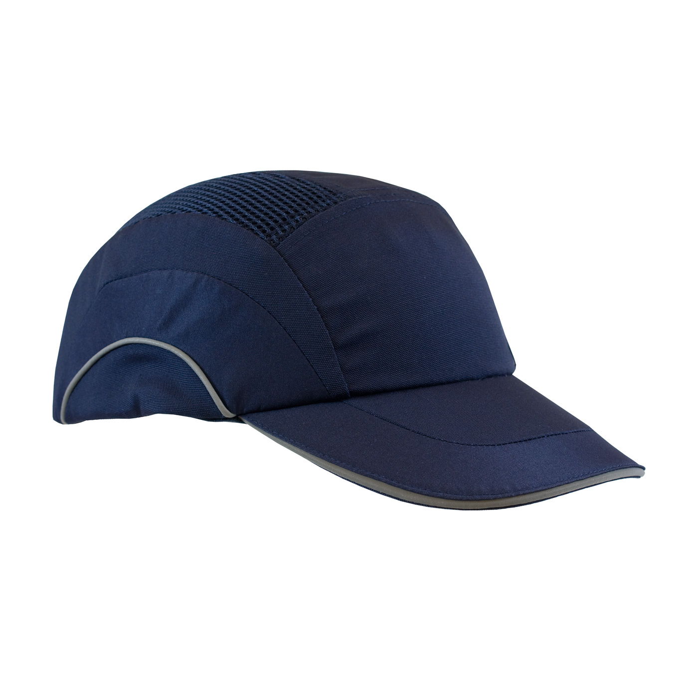 282-ABR170 PIP® Low-Profile HardCap A1+™ Baseball Style Bump Cap with Reflective Piping.  Back/Navy