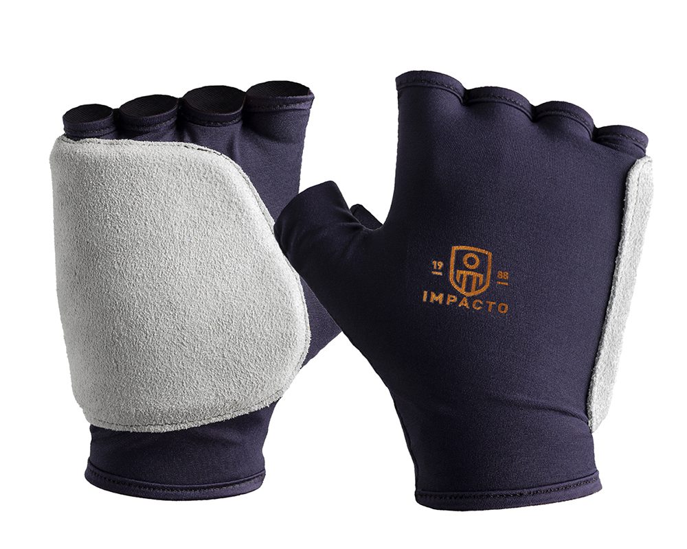 #523-14 Impacto® Extra Padded Fingerless Gloves