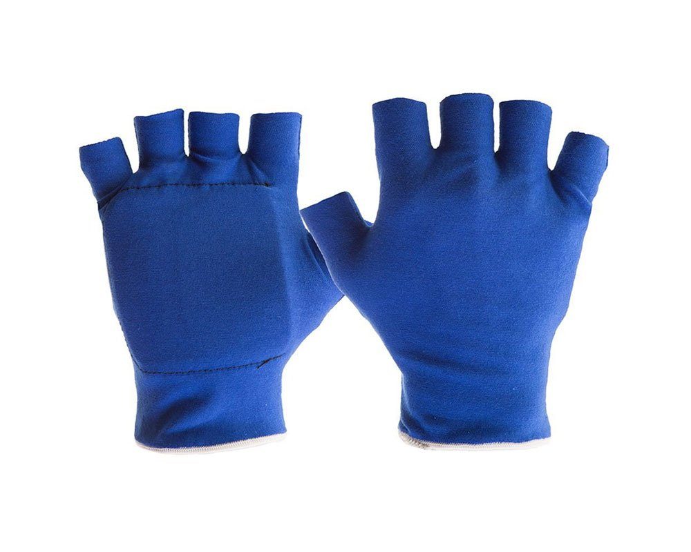 Half Finger Gel Work Gloves  Impact Absorbing Fingerless Work