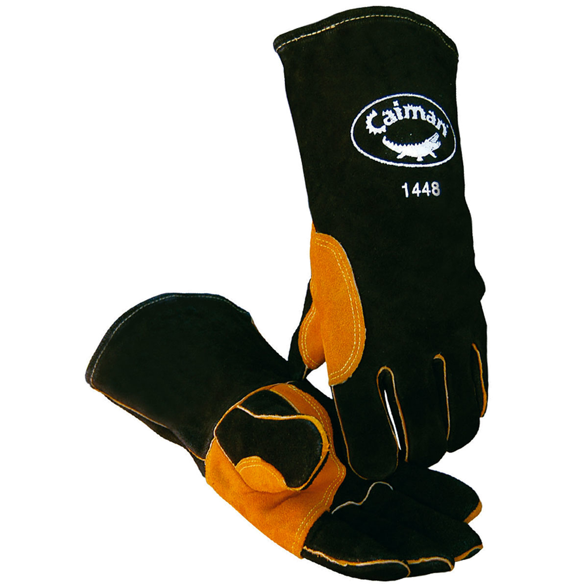 1448 Caiman® Cow Split Aluminized Stick Welding Gloves