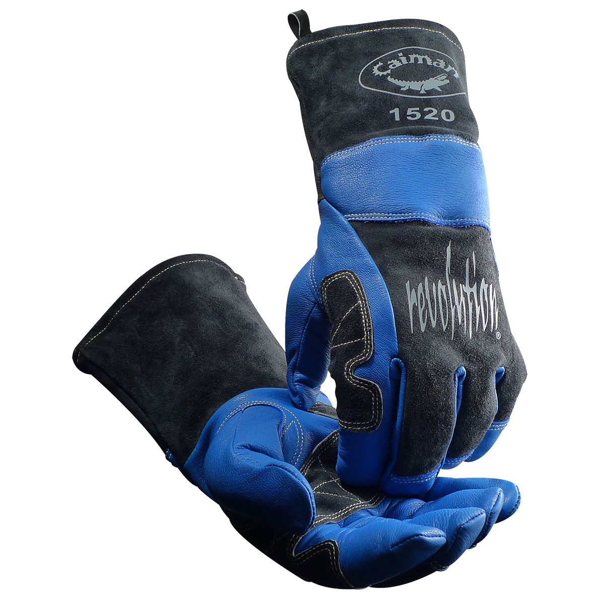 1520 Caiman® Premium Goat Grain Wool Insulated Back MIG/Stick/Plasma Welding Gloves