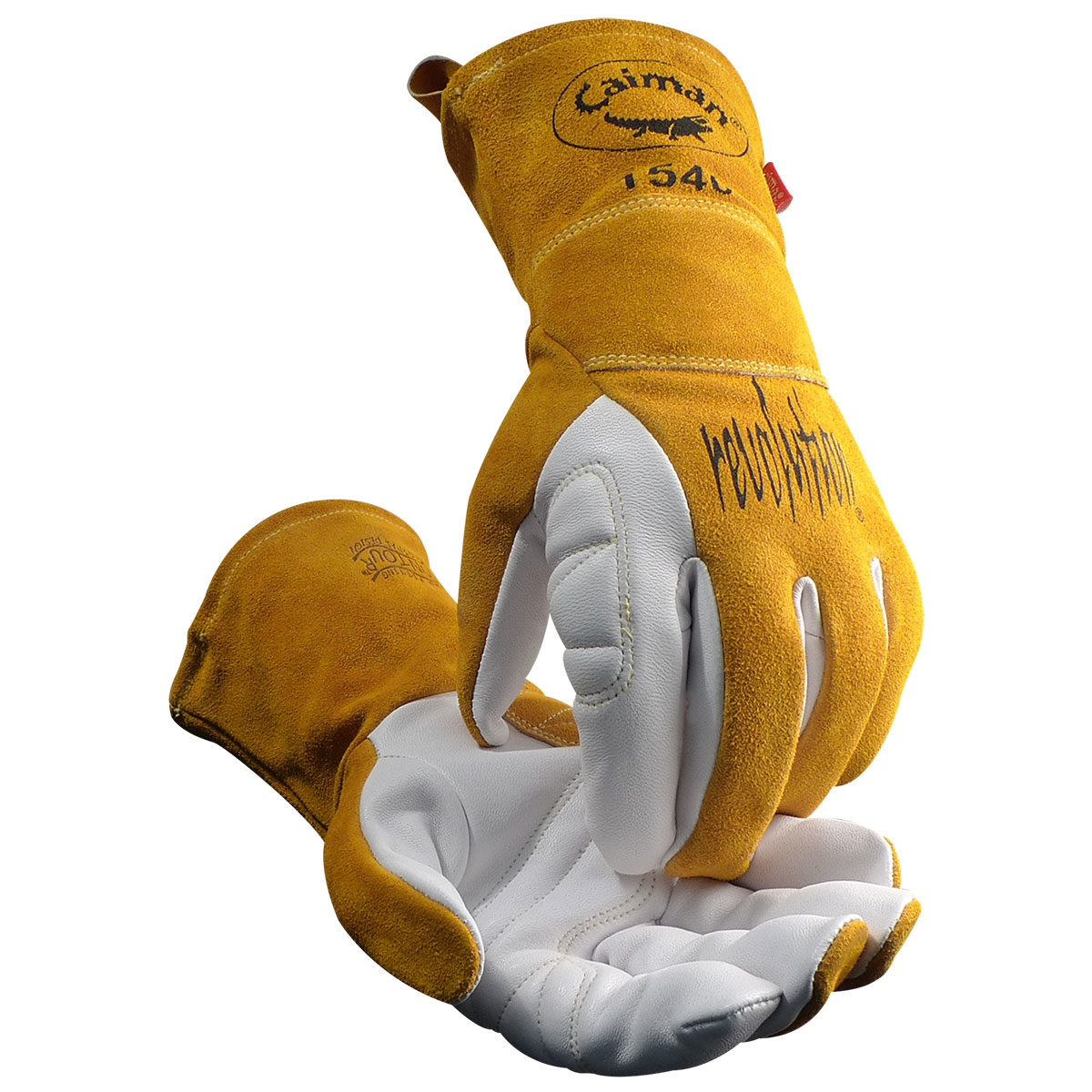 1540 Caiman® Premium Goat Grain Unlined Palm TIG/Multi-Task Welding Gloves