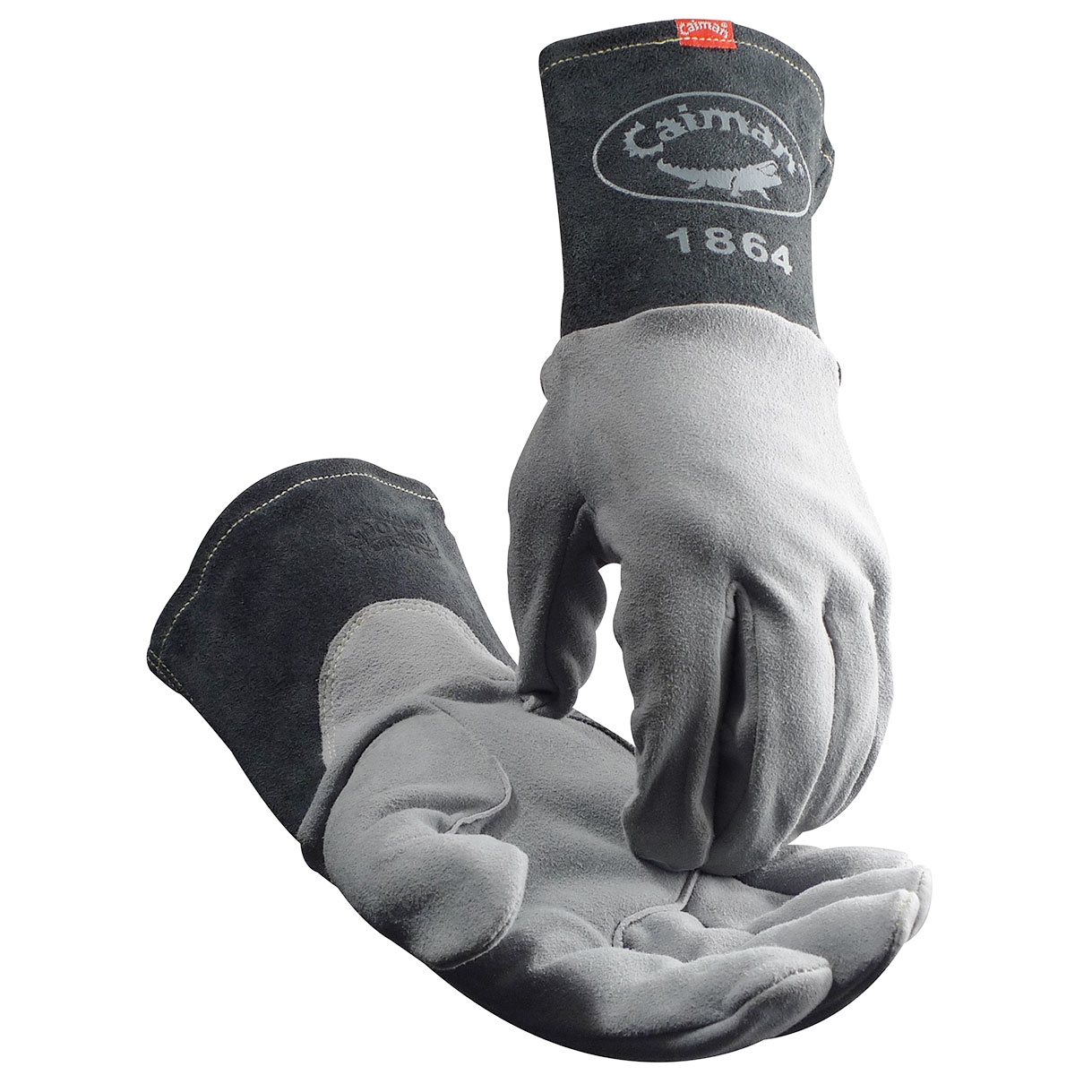1864 Caiman® Deerskin Unlined Lean-On Patch TIG Welding Gloves