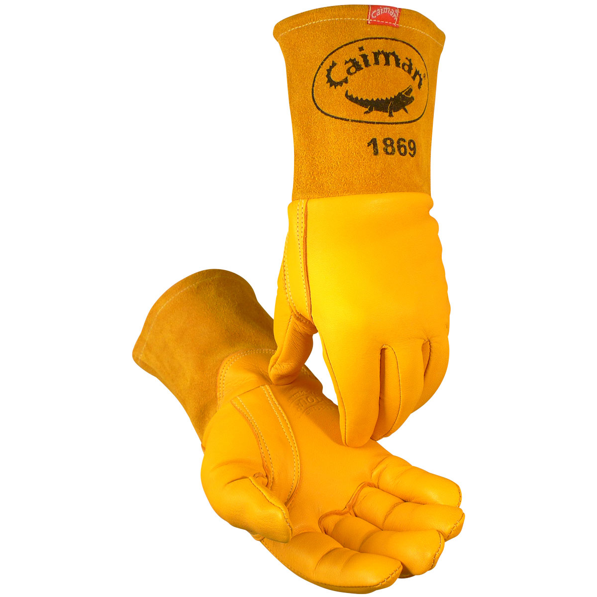 1869 Caiman® Grain Cowskin Unlined MIG Welding Gloves