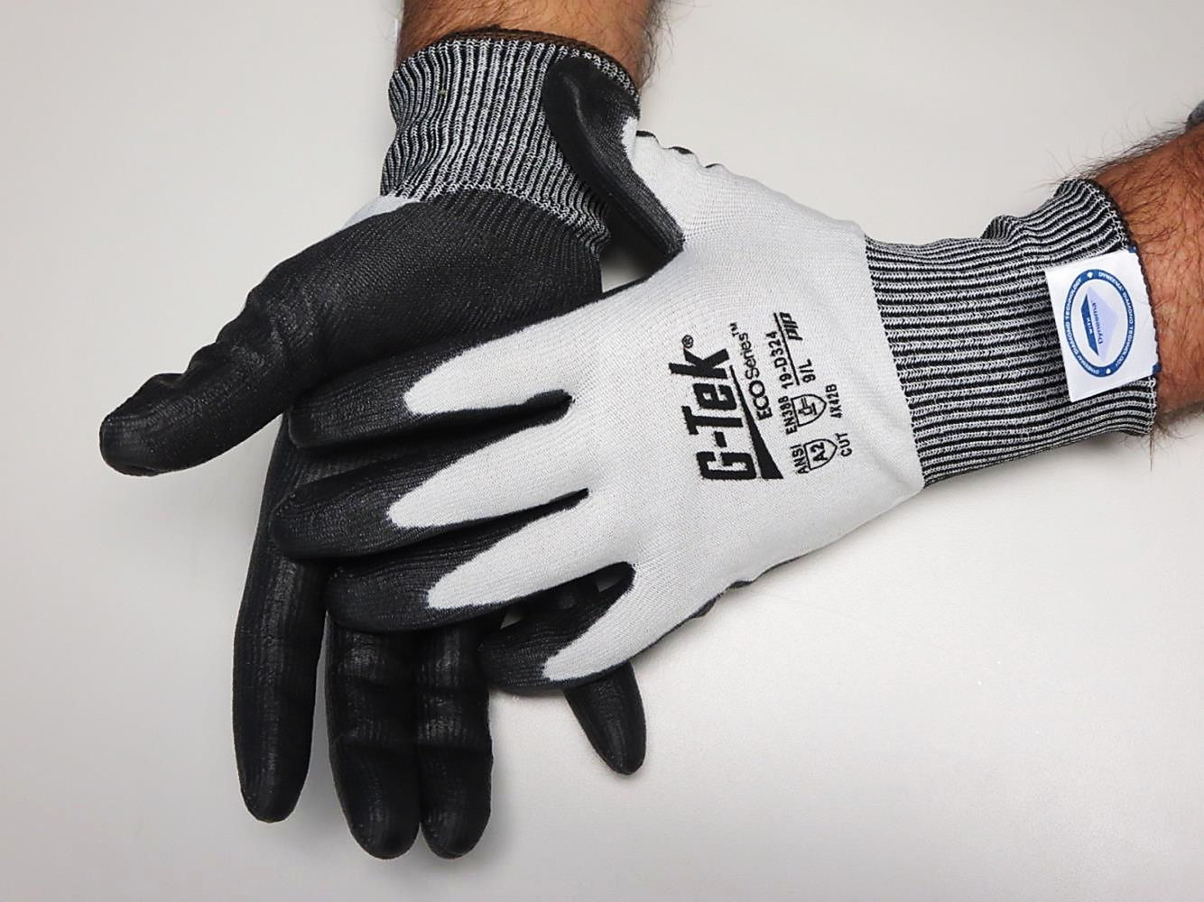 Cut Pro® 13 Gauge HyperMax™ Shell Cut Resistant Work Gloves Polyurethane  (PU) Coated Palm and Fingertips, Cut Level A2 - Y-pers, Inc.