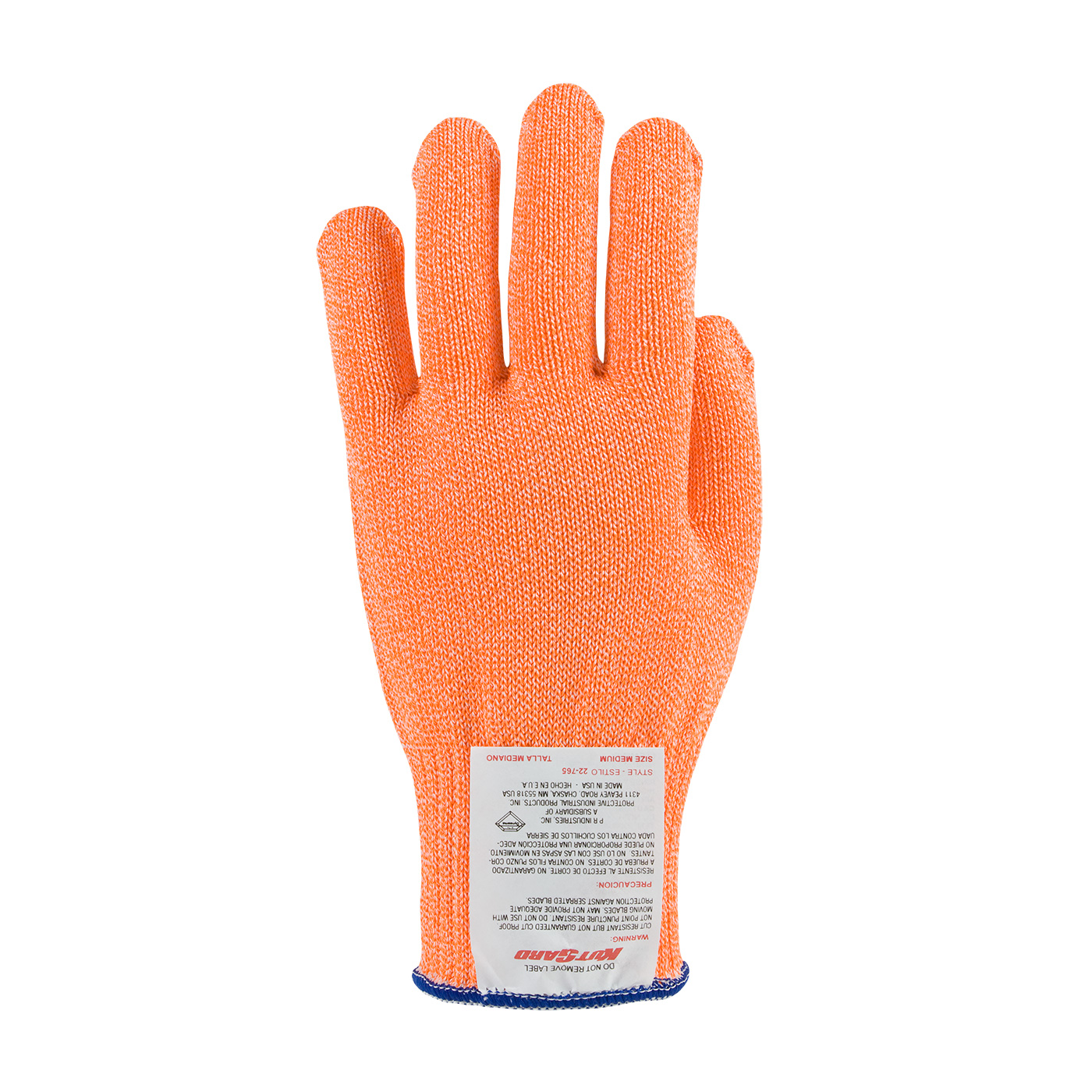 22-760OR PIP® Orange Claw Cover® Seamless Knit Dyneema® Blended Antimicrobial Glove - Medium Weight