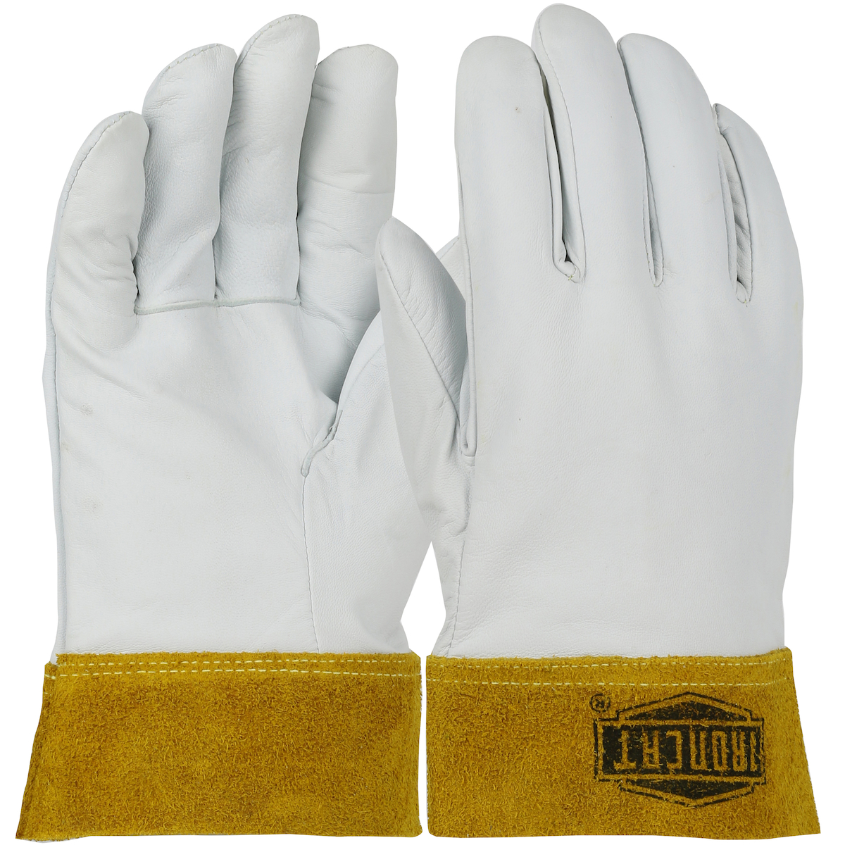 6140 PIP® Ironcat Premium Top Grain Kidskin Leather Tig Welder's Glove with Kevlar Stitching and 2-inch Split Leather Gauntlet Cuff
