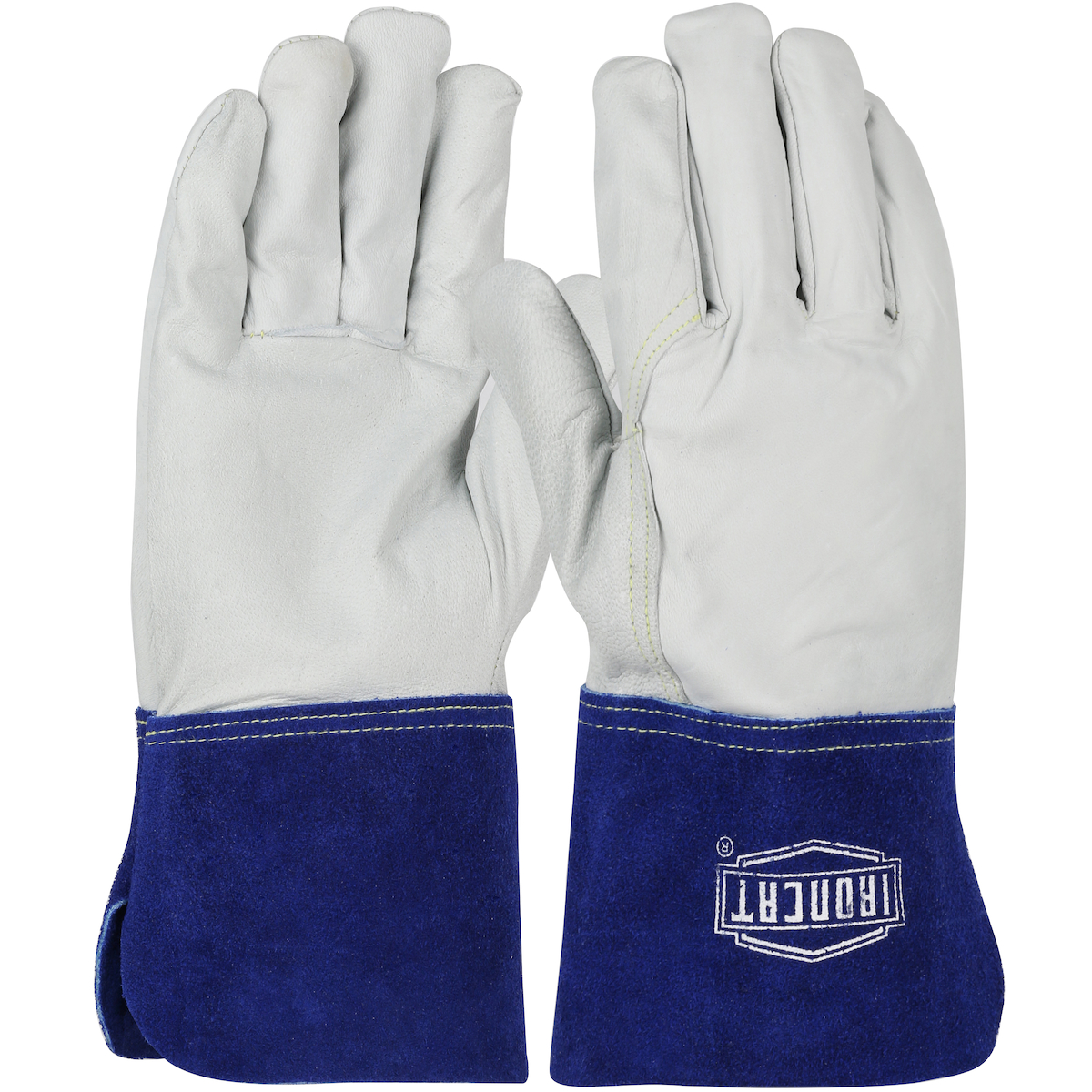 6142 PIP® Ironcat Premium Top Grain Goatskin Leather Tig Welder's Glove with Kevlar Stitching and 5-inch Split Leather Gauntlet Cuff