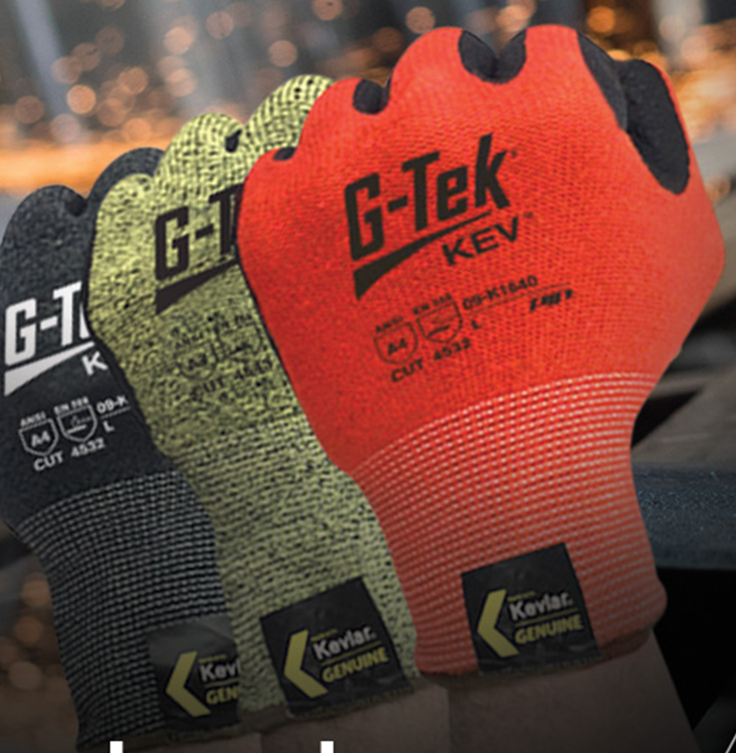 PIP® G-Tek® KEV Palm Coated Seamless Knit Cut Safety Gloves