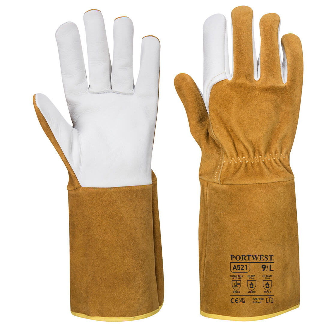 A521 Portwest® TIG Ultra Welding Gauntlet Gloves