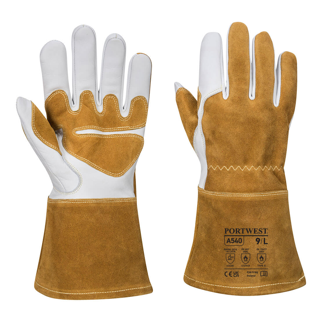 A540 Portwest® Premium Ultra Welding Gauntlet Gloves
