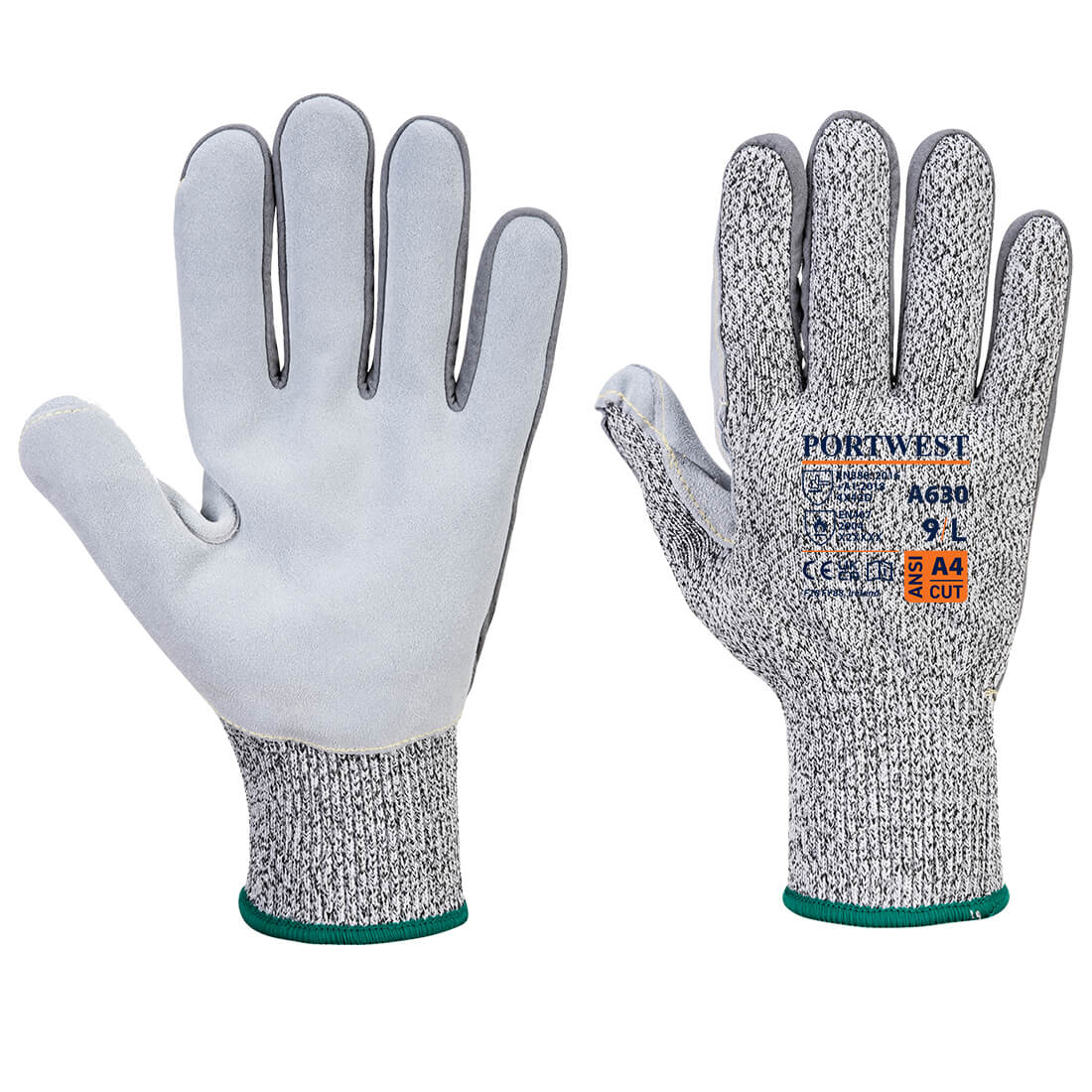 A662 Portwest® Razor-Lite Work Gloves with Leather Reinforced Palms