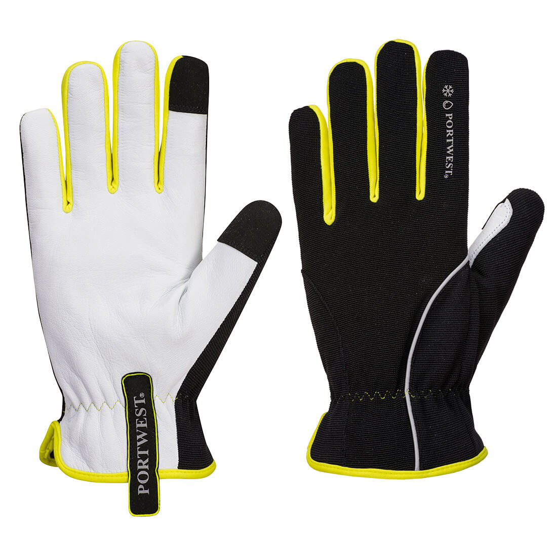 A776 Portwest® PW3 Leather Palm Winter Gloves 