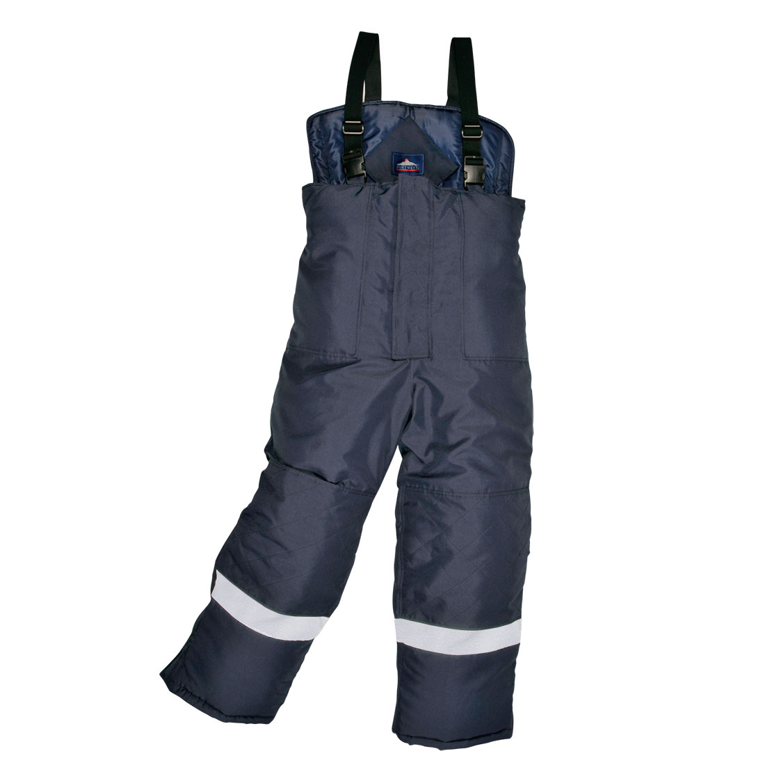 CS11 Portwest® Navy Blue ColdStore Insulated Winter Pants with Reflective Tape