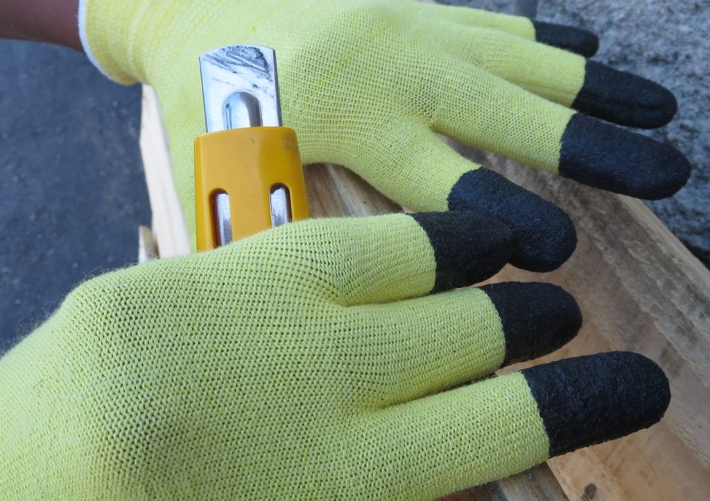 #SKFGNFT - Superior Glove® Dexterity® Ambidextrous Cut Resistant Gloves w/ Nitrile Coated Fingertips  