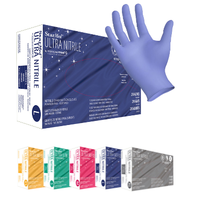 Sempermed® StarMed Ultra 250-count Nitrile Exam Gloves with Smart Dispense Technology