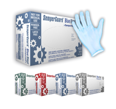 Sempermed® SemperGuard® Blue Vinyl Gloves