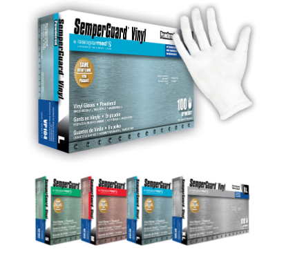 Sempermed® SemperGuard® Powered Vinyl Gloves