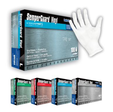 Sempermed® SemperGuard® Powder-Free Latex-Free Vinyl Gloves