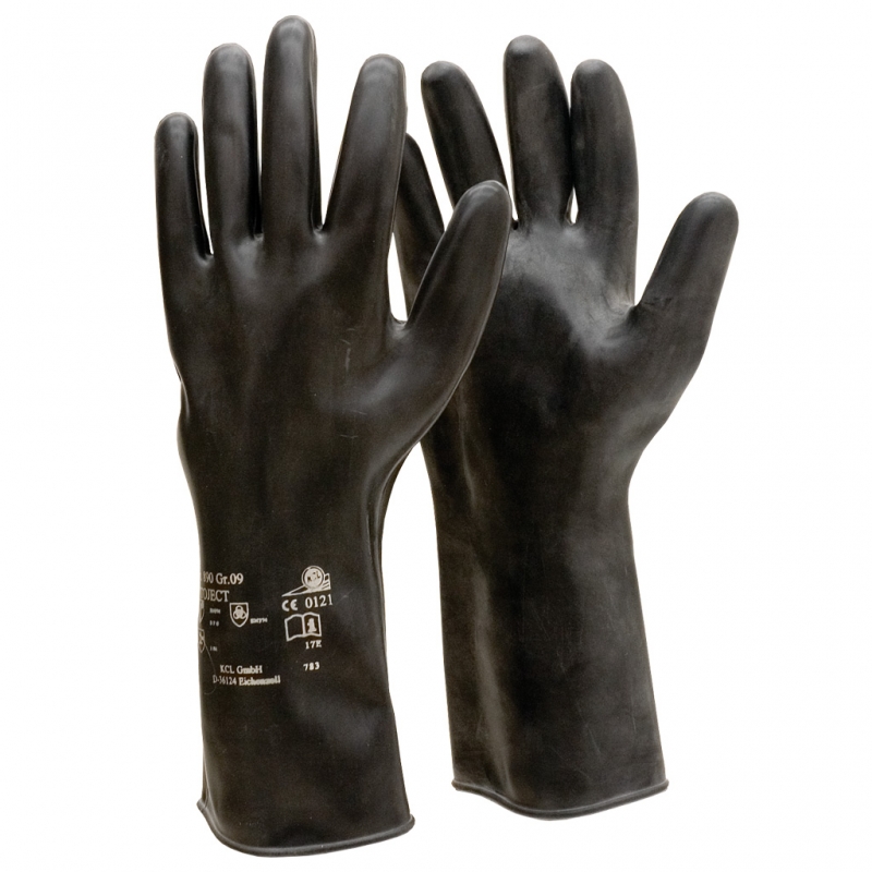 892 Showa® Viton® Unlined Chemical-Resistant 12-mil Butyl Gloves