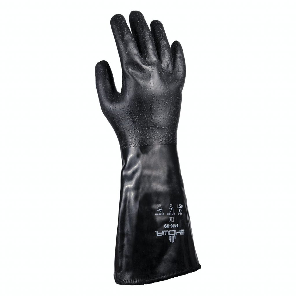 Showa® 1346 Fully Neoprene Coated Cut Resistant Chemical Resistant Glove