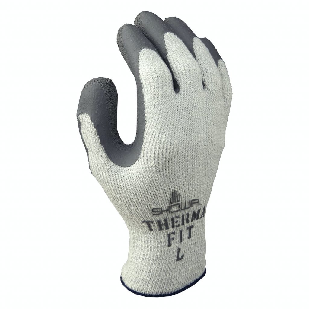 Showa® 451 Insulated Rubber Latex Palm Coated Seamless Knit  Winter Gloves